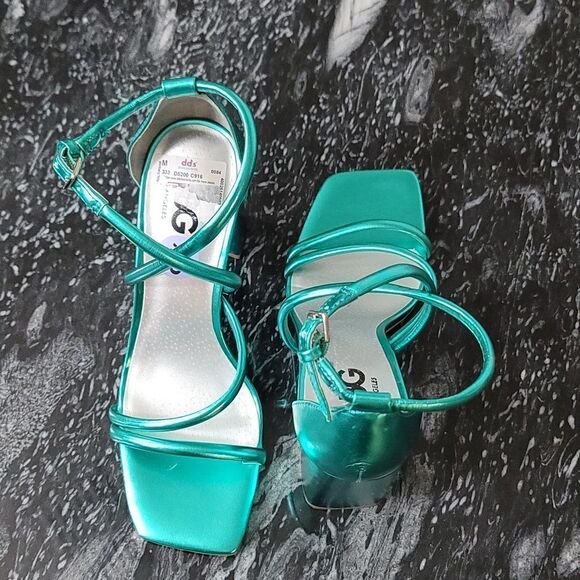 BRAND NEW GBG LOS ANGELES CHLOIN BLOCK HEEL SQUARE TOE SANDAL  R3 - Picture 4 of 15